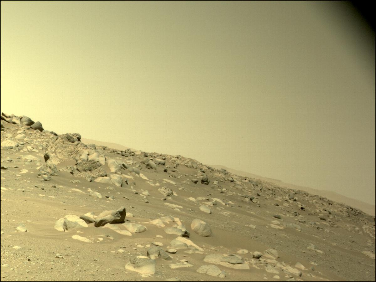 This image was taken by NAVCAM_LEFT onboard NASA's Mars rover Perseverance on Sol 111