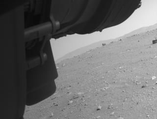 View image taken on Mars, Mars Perseverance Sol 113: Front Left Hazard Avoidance Camera (Hazcam)