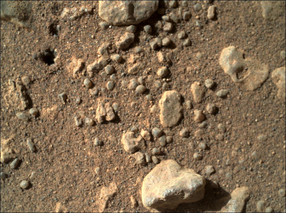 This image was taken by SHERLOC_WATSON onboard NASA's Mars rover Perseverance on Sol 115