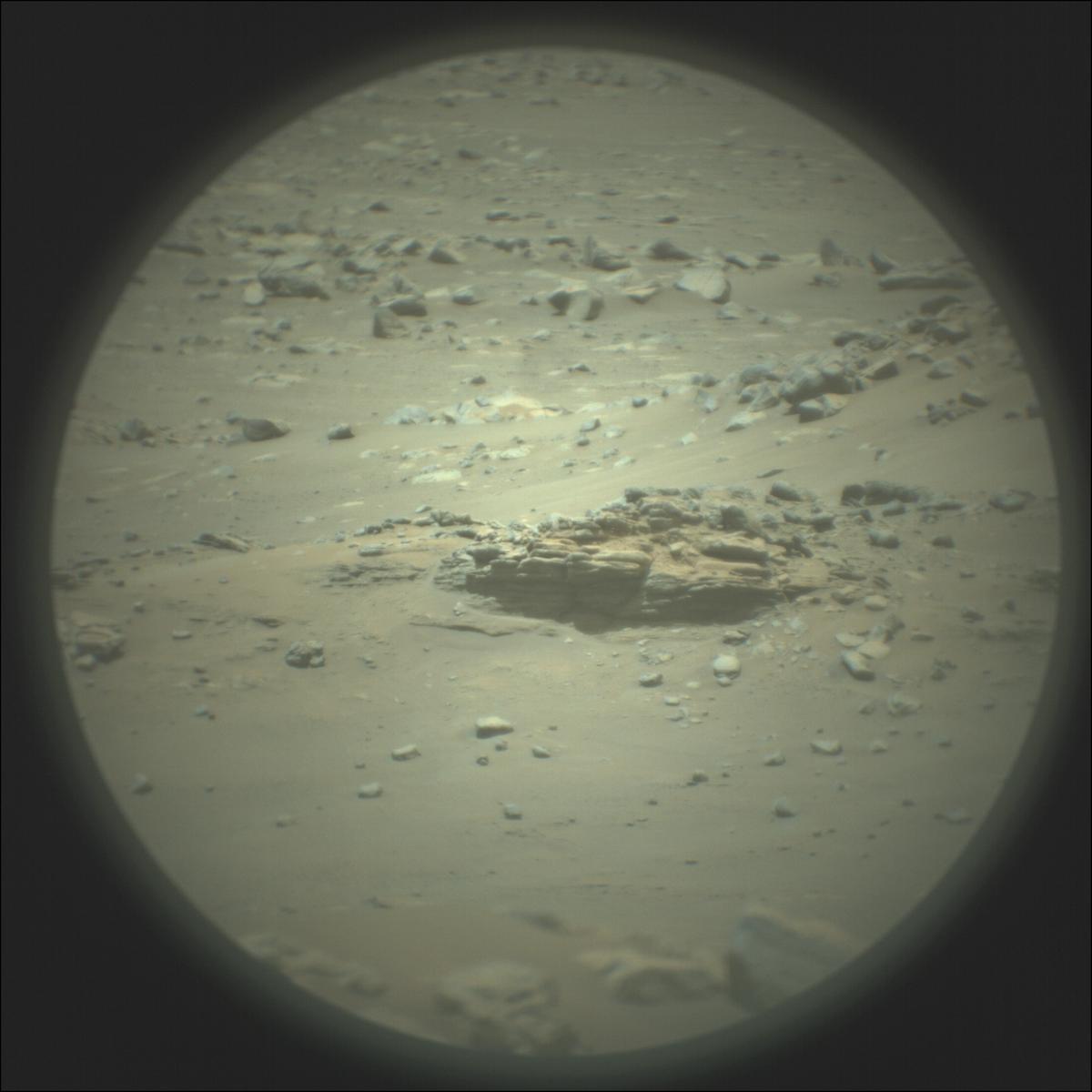 This image was taken by SUPERCAM_RMI onboard NASA's Mars rover Perseverance on Sol 118