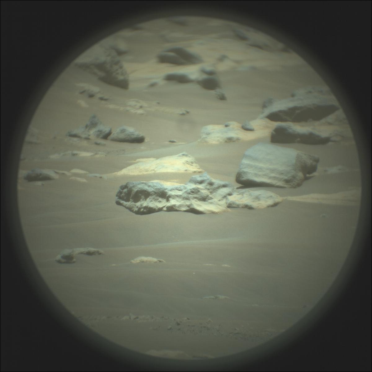 This image was taken by SUPERCAM_RMI onboard NASA's Mars rover Perseverance on Sol 120