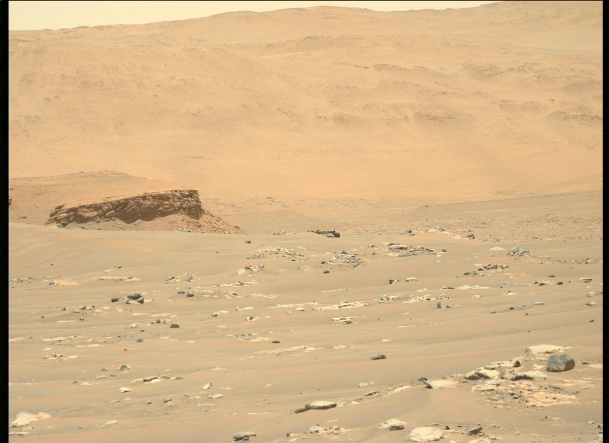 This image was taken by MCZ_LEFT onboard NASA's Mars rover Perseverance on Sol 121