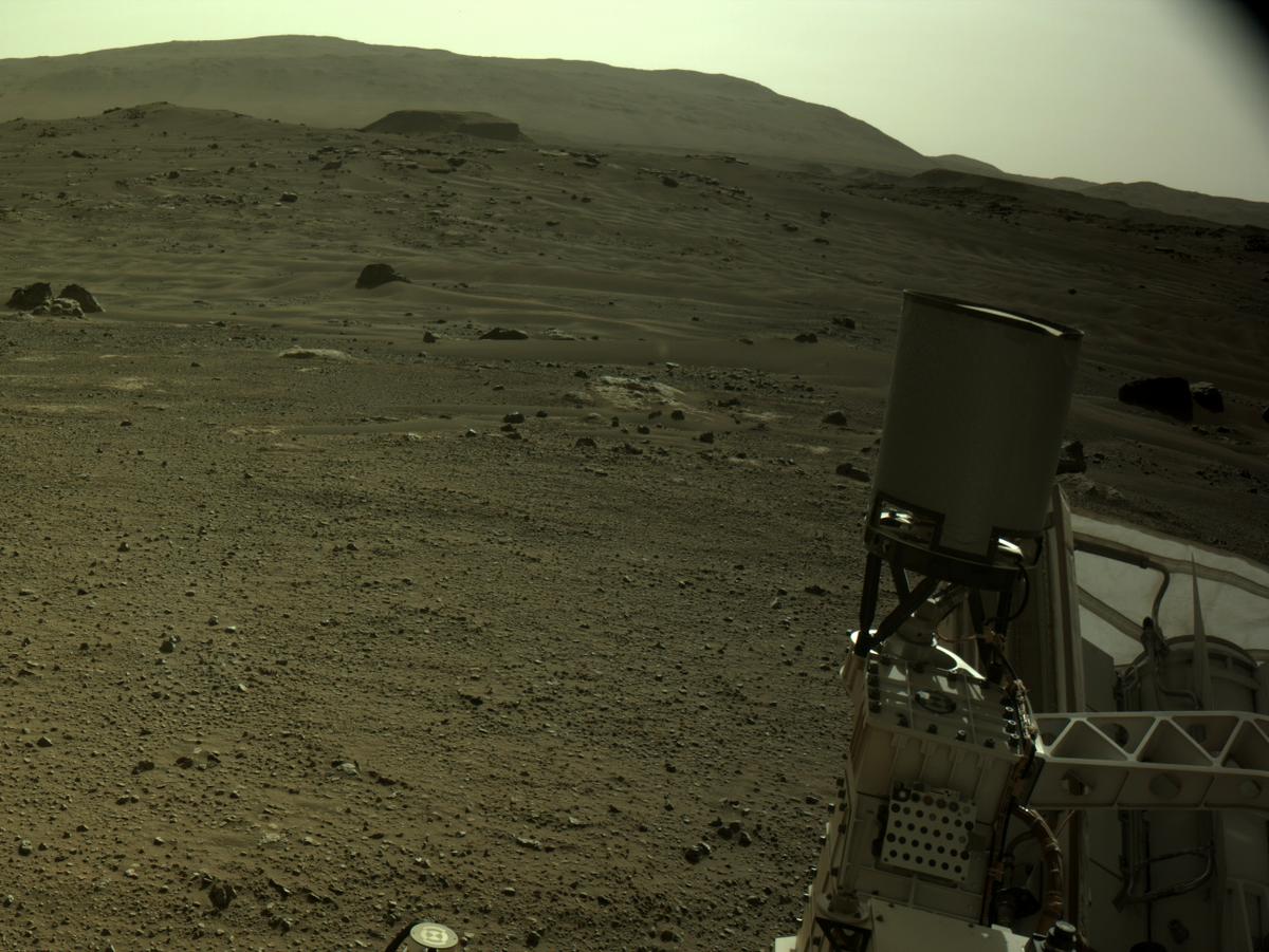 This image was taken by NAVCAM_LEFT onboard NASA's Mars rover Perseverance on Sol 122