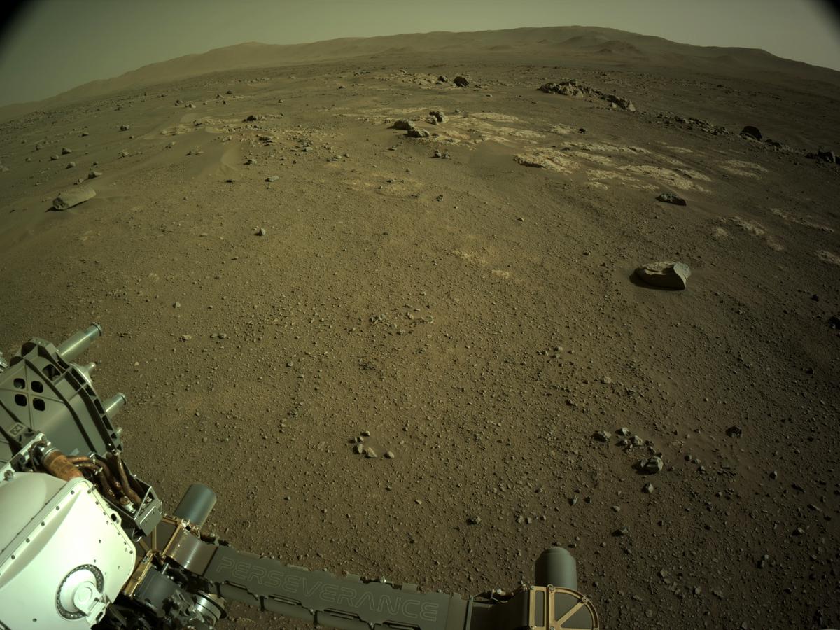 This image was taken by NAVCAM_LEFT onboard NASA's Mars rover Perseverance on Sol 123
