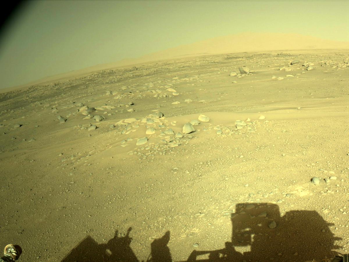 This image was taken by NAVCAM_LEFT onboard NASA's Mars rover Perseverance on Sol 123