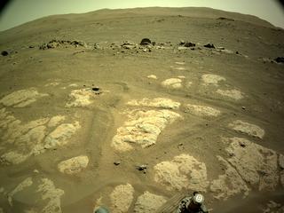 View image taken on Mars, Mars Perseverance Sol 124: Left Navigation Camera (Navcam)