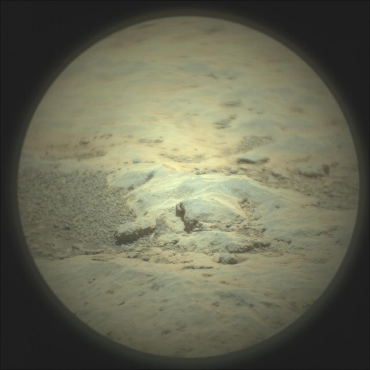 This image was taken by SUPERCAM_RMI onboard NASA's Mars rover Perseverance on Sol 124