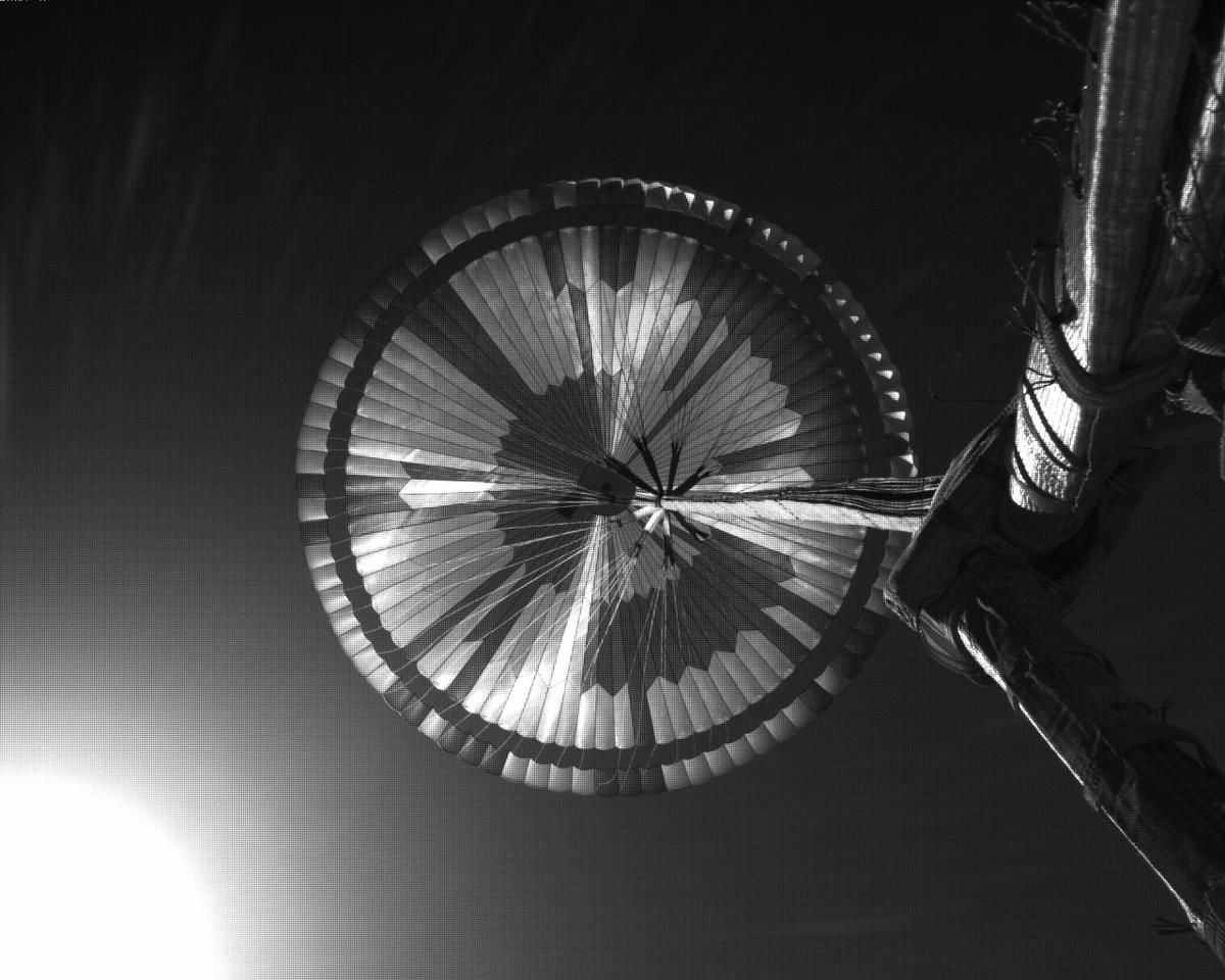 This image was taken by EDL_PUCAM2 onboard NASA's Mars rover Perseverance on Sol 125