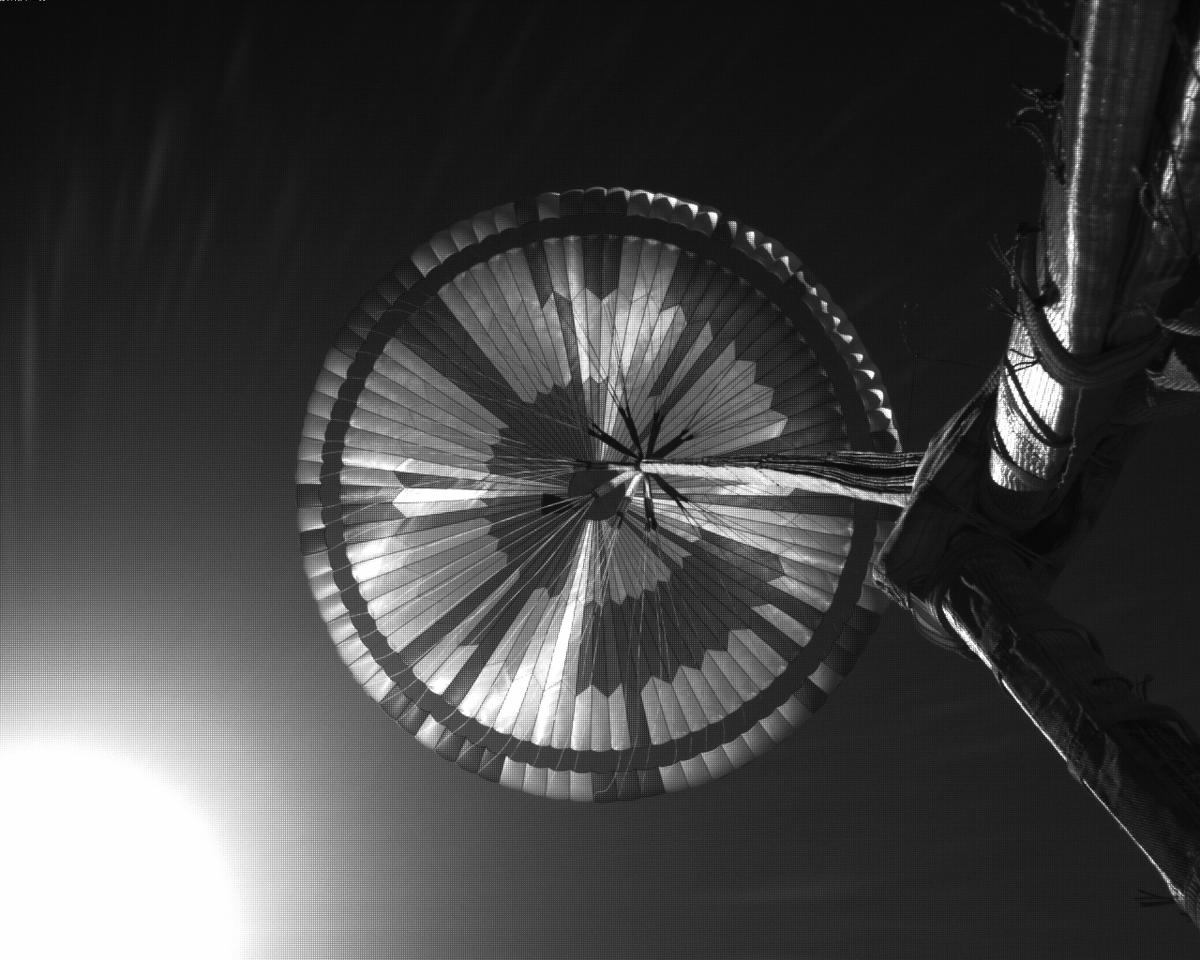 This image was taken by EDL_PUCAM2 onboard NASA's Mars rover Perseverance on Sol 125