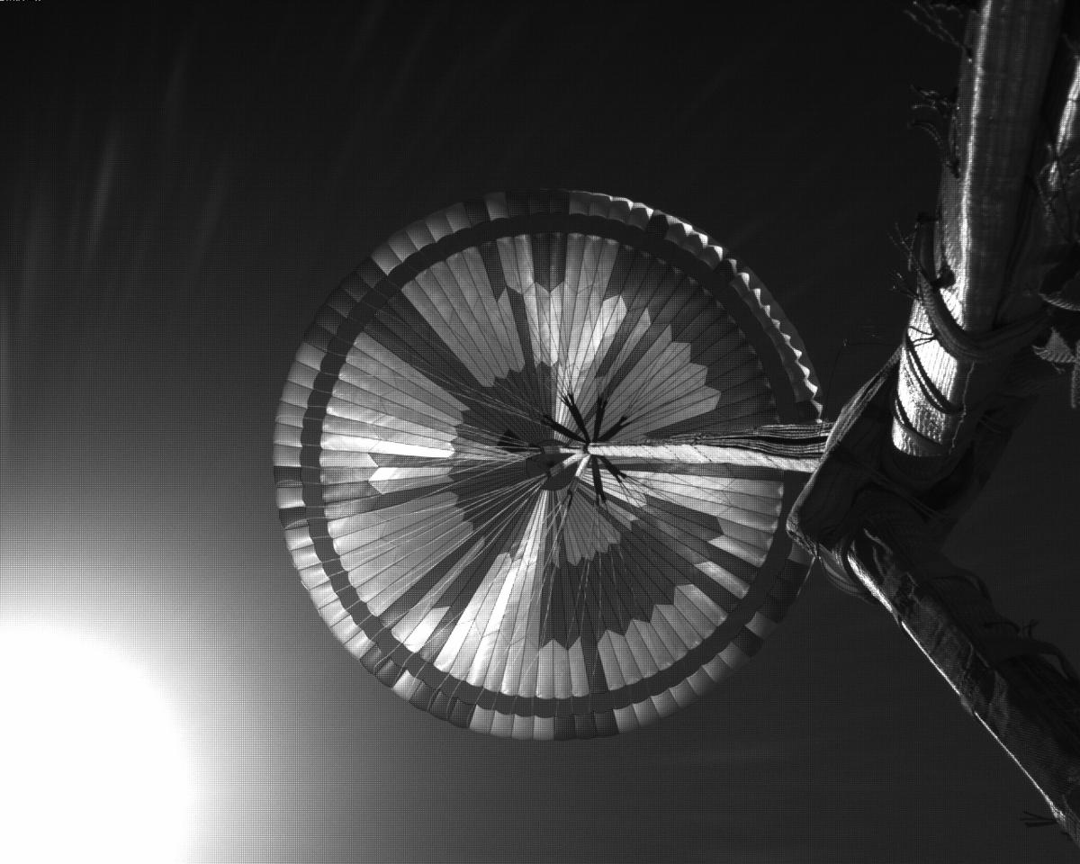 This image was taken by EDL_PUCAM2 onboard NASA's Mars rover Perseverance on Sol 125