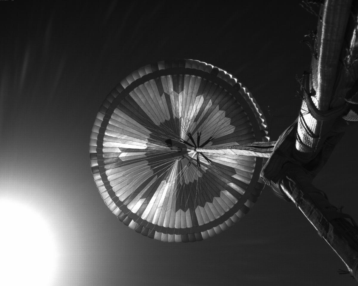 This image was taken by EDL_PUCAM2 onboard NASA's Mars rover Perseverance on Sol 125