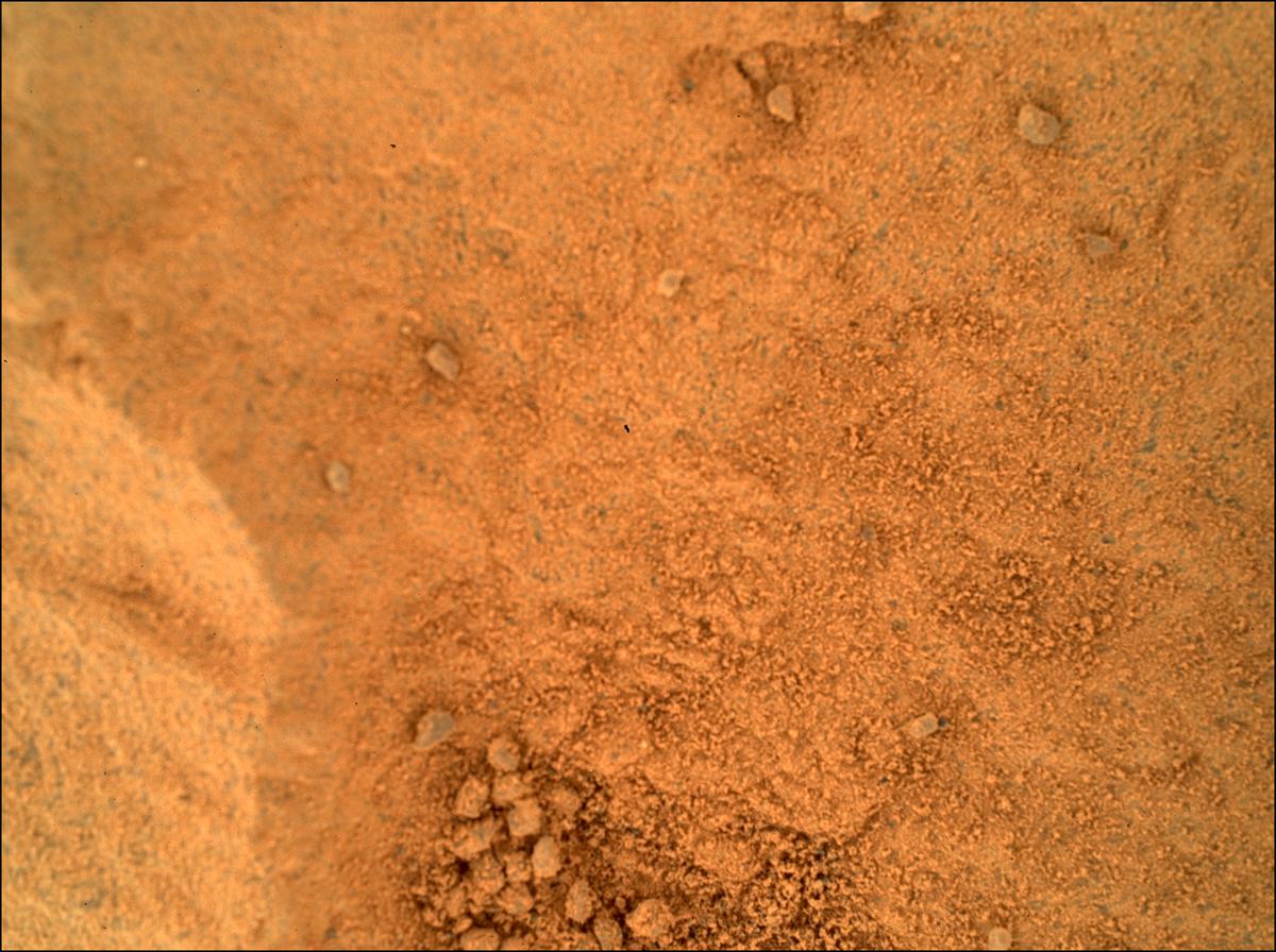 This image was taken by SHERLOC_WATSON onboard NASA's Mars rover Perseverance on Sol 125