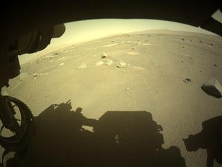 View image taken on Mars, Mars Perseverance Sol 126: Front Left Hazard Avoidance Camera (Hazcam)