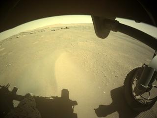 View image taken on Mars, Mars Perseverance Sol 127: Front Right Hazard Avoidance Camera (Hazcam)