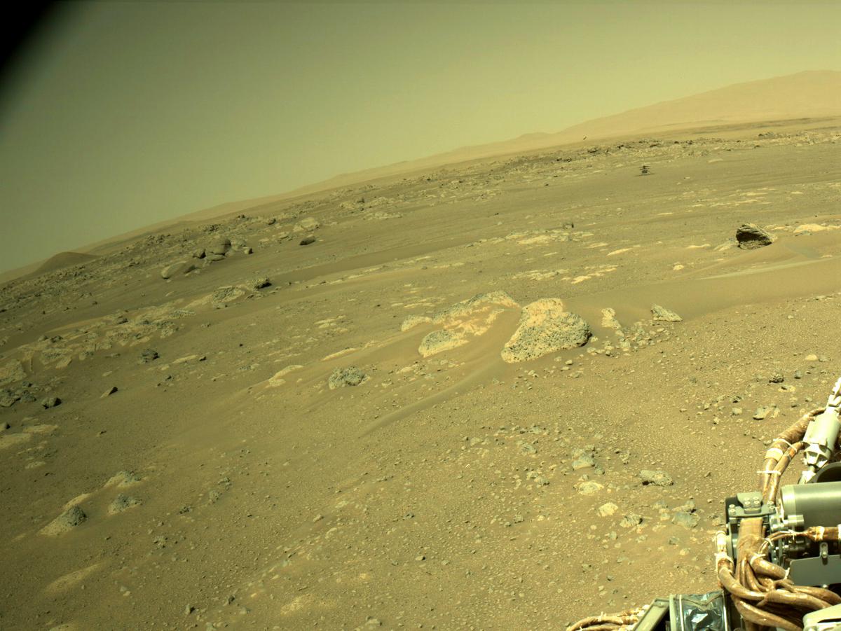 This image was taken by NAVCAM_LEFT onboard NASA's Mars rover Perseverance on Sol 127