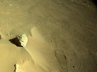 View image taken on Mars, Mars Perseverance Sol 128: Left Navigation Camera (Navcam)