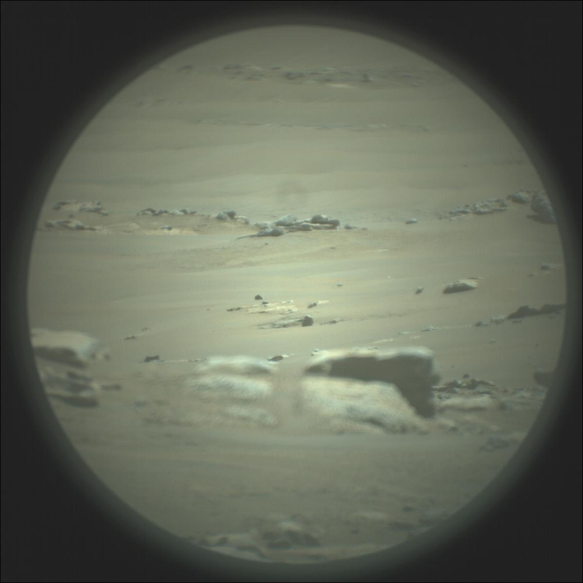 This image was taken by SUPERCAM_RMI onboard NASA's Mars rover Perseverance on Sol 128