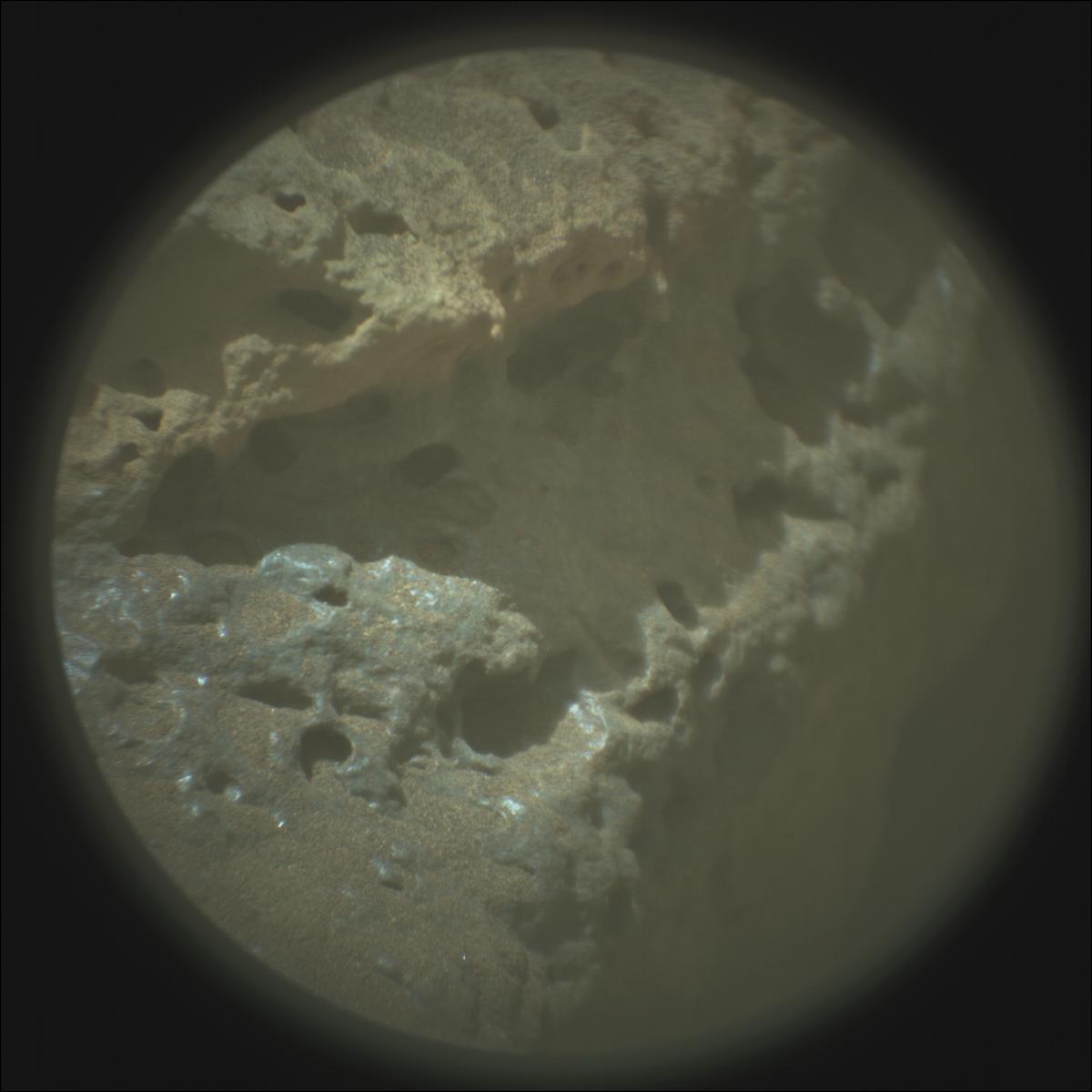 This image was taken by SUPERCAM_RMI onboard NASA's Mars rover Perseverance on Sol 130