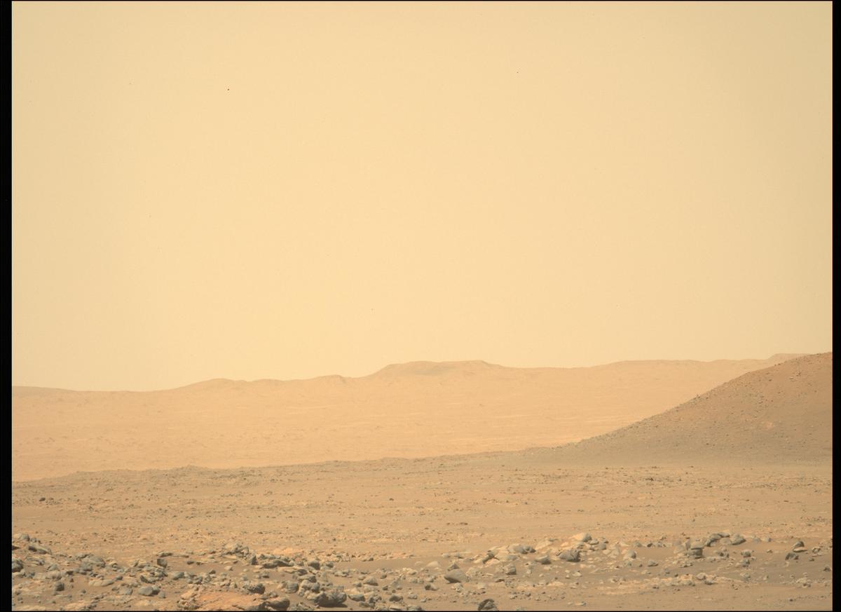 This image was taken by MCZ_LEFT onboard NASA's Mars rover Perseverance on Sol 132