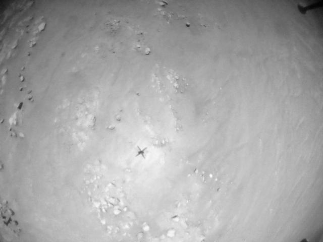 This image was taken by HELI_NAV onboard NASA's Mars rover Perseverance on Sol 133