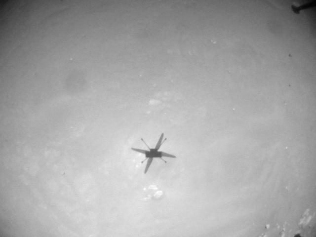 This image was taken by HELI_NAV onboard NASA's Mars rover Perseverance on Sol 133