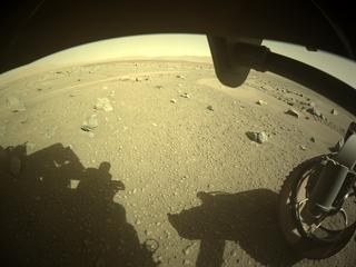 View image taken on Mars, Mars Perseverance Sol 134: Front Right Hazard Avoidance Camera (Hazcam)