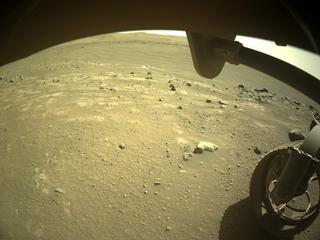 View image taken on Mars, Mars Perseverance Sol 135: Front Right Hazard Avoidance Camera (Hazcam)