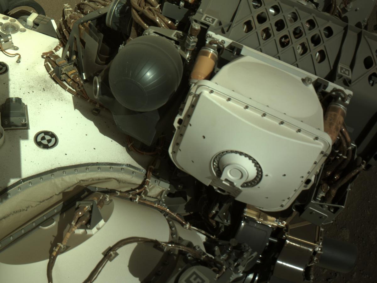 This image was taken by NAVCAM_RIGHT onboard NASA's Mars rover Perseverance on Sol 135