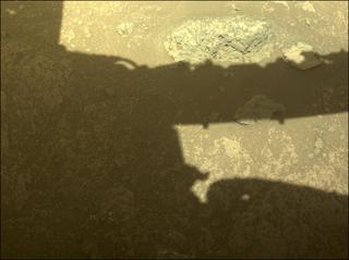 View image taken on Mars, Mars Perseverance Sol 137: Front Left Hazard Avoidance Camera (Hazcam)