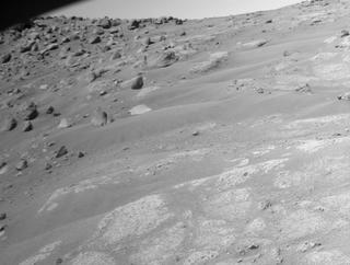 View image taken on Mars, Mars Perseverance Sol 137: Front Right Hazard Avoidance Camera (Hazcam)