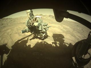 View image taken on Mars, Mars Perseverance Sol 139: Front Right Hazard Avoidance Camera (Hazcam)