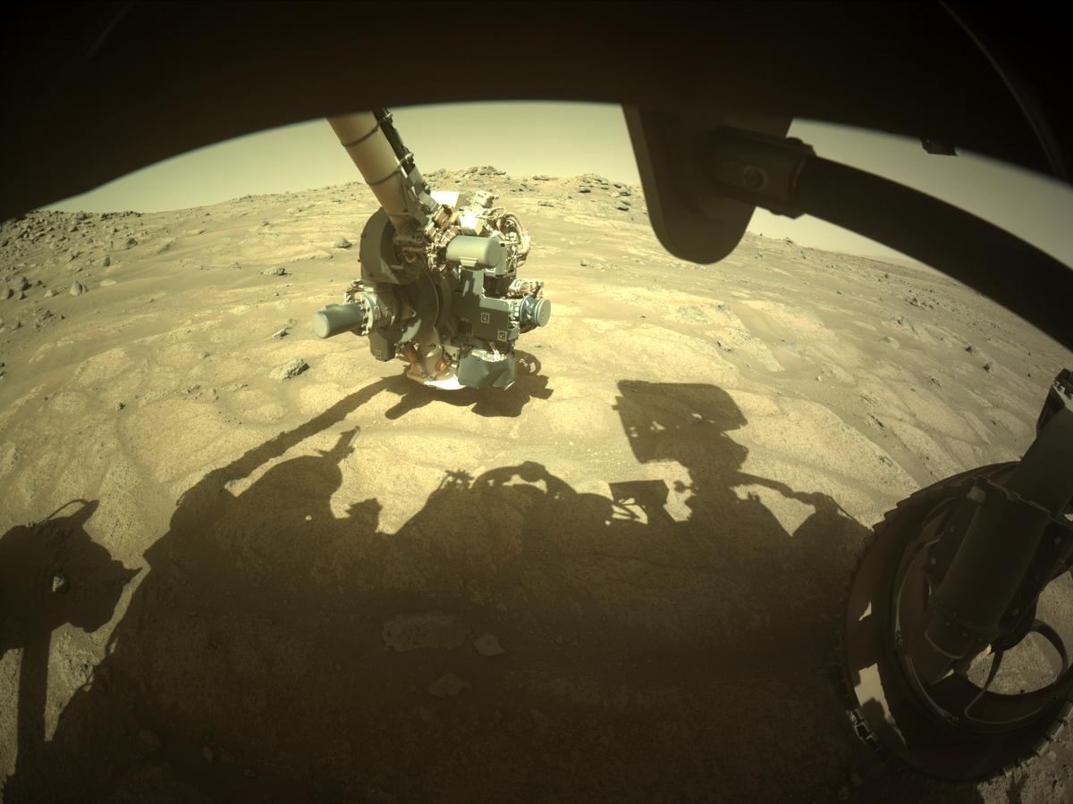 This image was taken by FRONT_HAZCAM_RIGHT_A onboard NASA's Mars rover Perseverance on Sol 139
