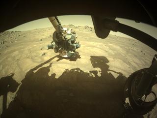 View image taken on Mars, Mars Perseverance Sol 139: Front Right Hazard Avoidance Camera (Hazcam)
