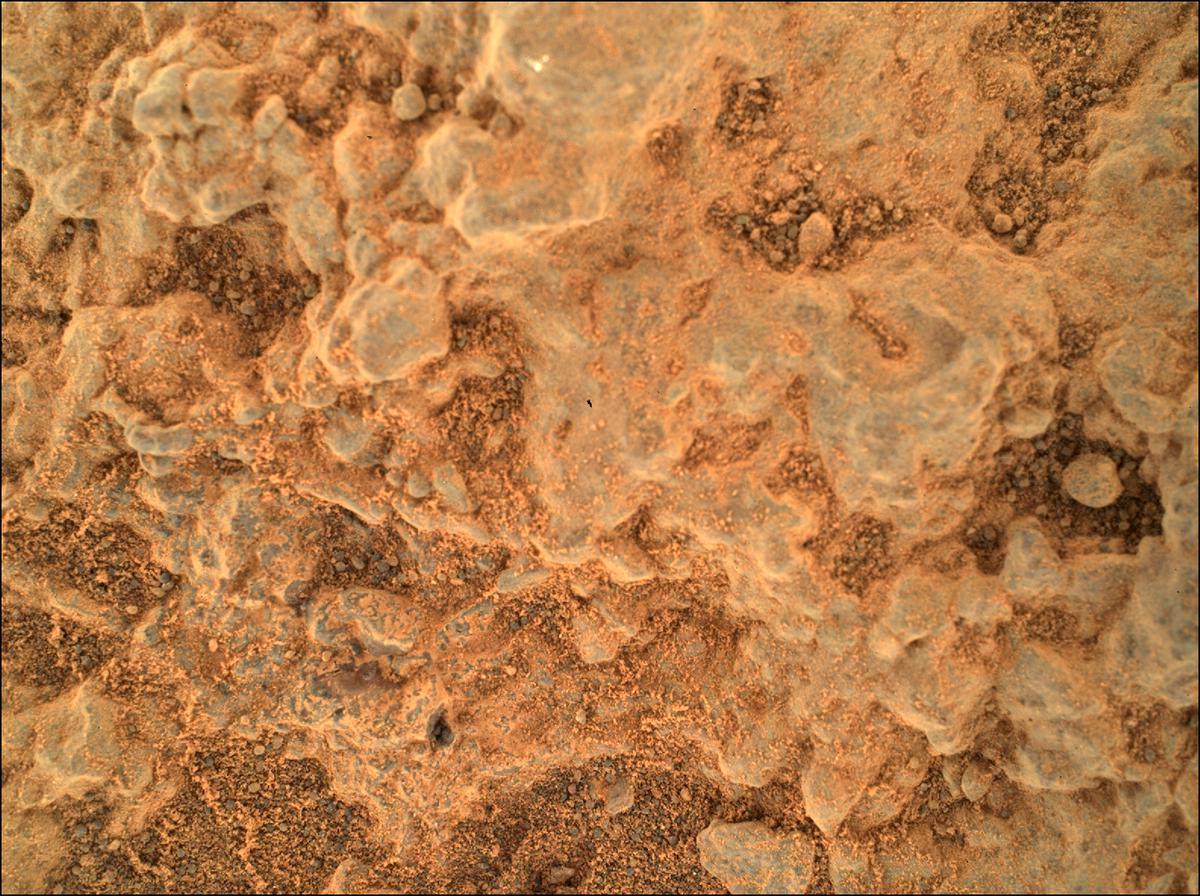 This image was taken by SHERLOC_WATSON onboard NASA's Mars rover Perseverance on Sol 141