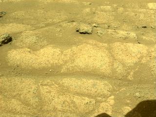 View image taken on Mars, Mars Perseverance Sol 142: Front Right Hazard Avoidance Camera (Hazcam)