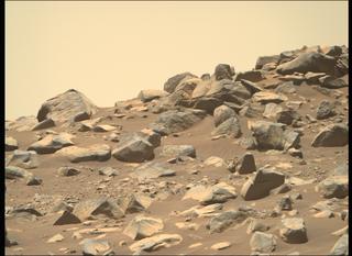 View image taken on Mars, Mars Perseverance Sol 145: Right Mastcam-Z Camera