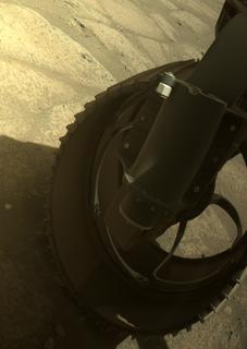 View image taken on Mars, Mars Perseverance Sol 147: Front Right Hazard Avoidance Camera (Hazcam)