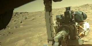 View image taken on Mars, Mars Perseverance Sol 147: Front Right Hazard Avoidance Camera (Hazcam)