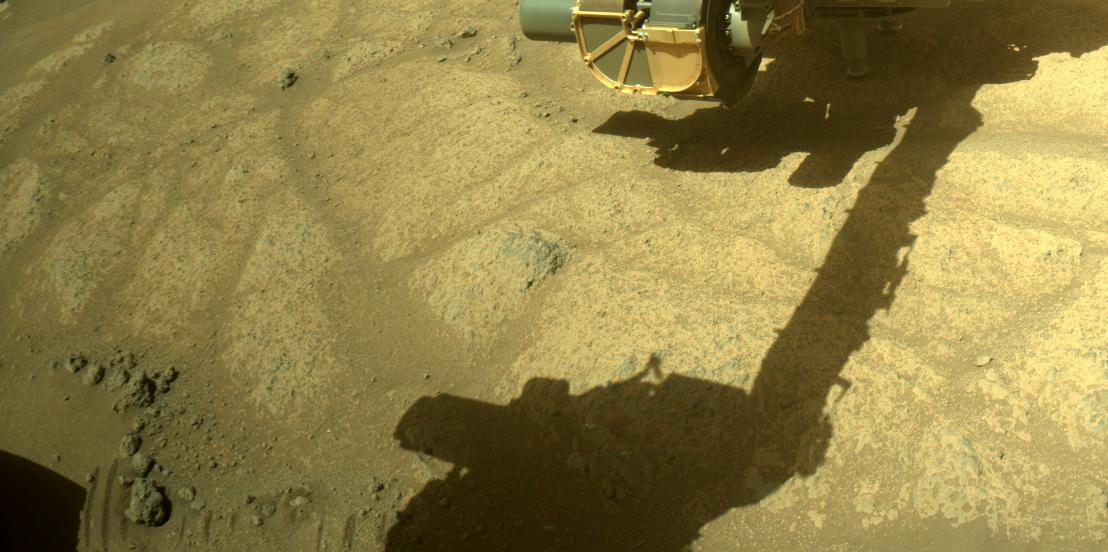 This image was taken by FRONT_HAZCAM_RIGHT_A onboard NASA's Mars rover Perseverance on Sol 147