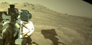View image taken on Mars, Mars Perseverance Sol 148: Front Left Hazard Avoidance Camera (Hazcam)