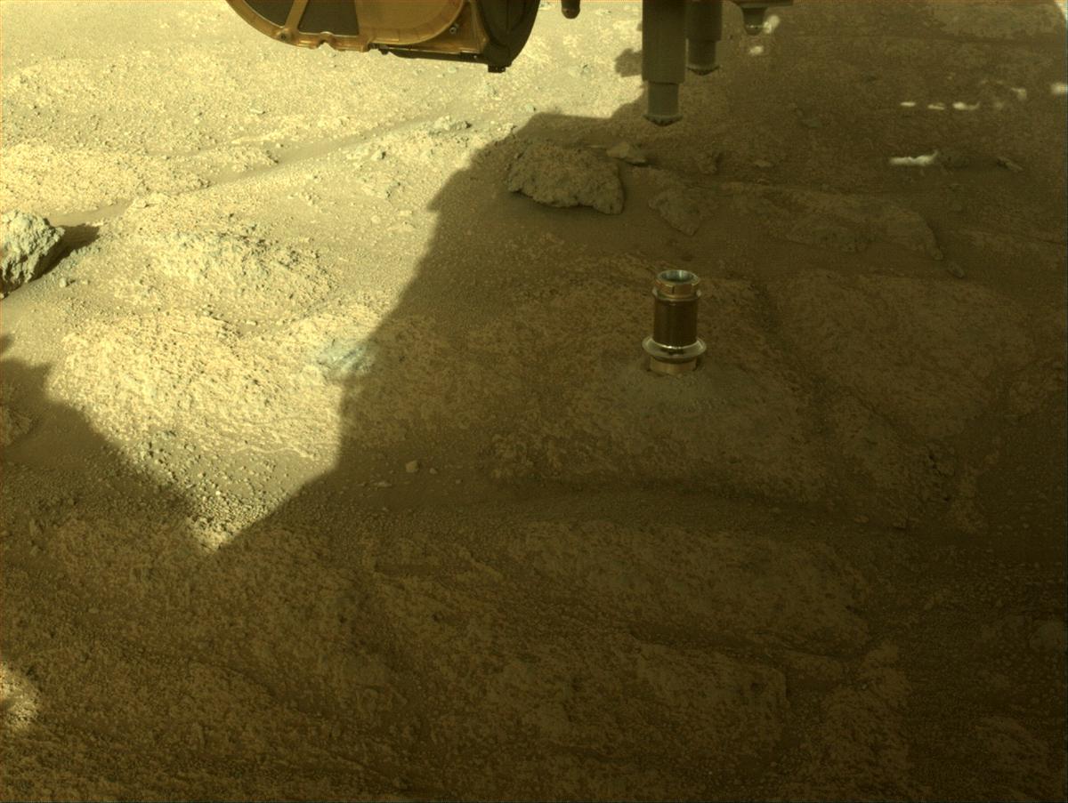 This image was taken by FRONT_HAZCAM_LEFT_A onboard NASA's Mars rover Perseverance on Sol 148