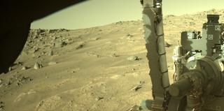 View image taken on Mars, Mars Perseverance Sol 148: Front Right Hazard Avoidance Camera (Hazcam)