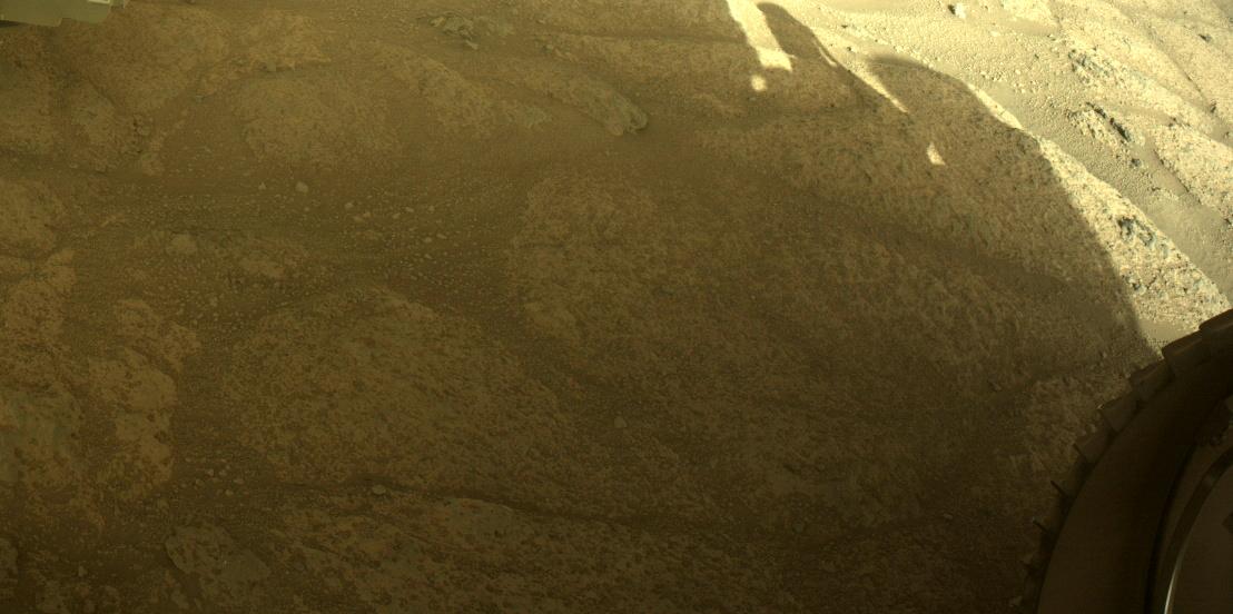 This image was taken by FRONT_HAZCAM_RIGHT_A onboard NASA's Mars rover Perseverance on Sol 148