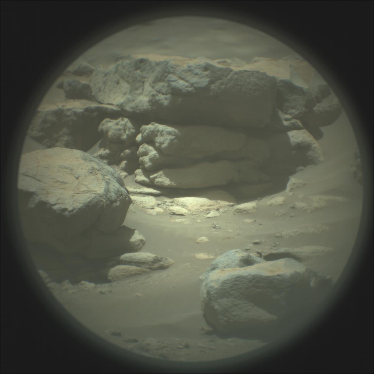 This image was taken by SUPERCAM_RMI onboard NASA's Mars rover Perseverance on Sol 149