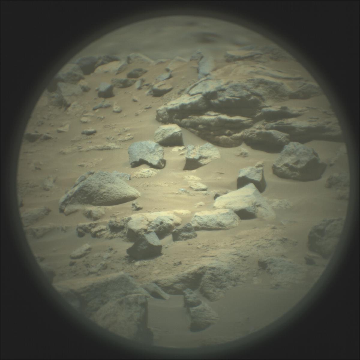 This image was taken by SUPERCAM_RMI onboard NASA's Mars rover Perseverance on Sol 149