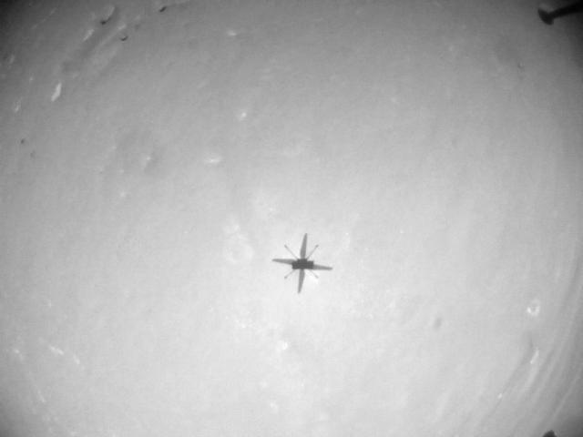 This image was taken by HELI_NAV onboard NASA's Mars rover Perseverance on Sol 152