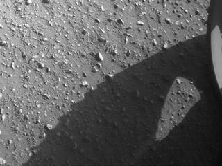 View image taken on Mars, Mars Perseverance Sol 155: Front Left Hazard Avoidance Camera (Hazcam)