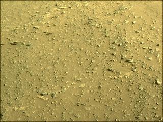 View image taken on Mars, Mars Perseverance Sol 155: Front Left Hazard Avoidance Camera (Hazcam)
