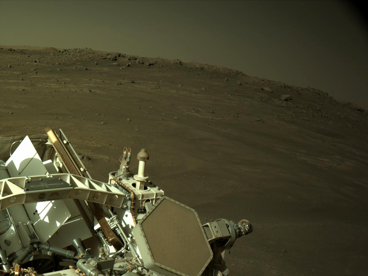 This image was taken by NAVCAM_LEFT onboard NASA's Mars rover Perseverance on Sol 155