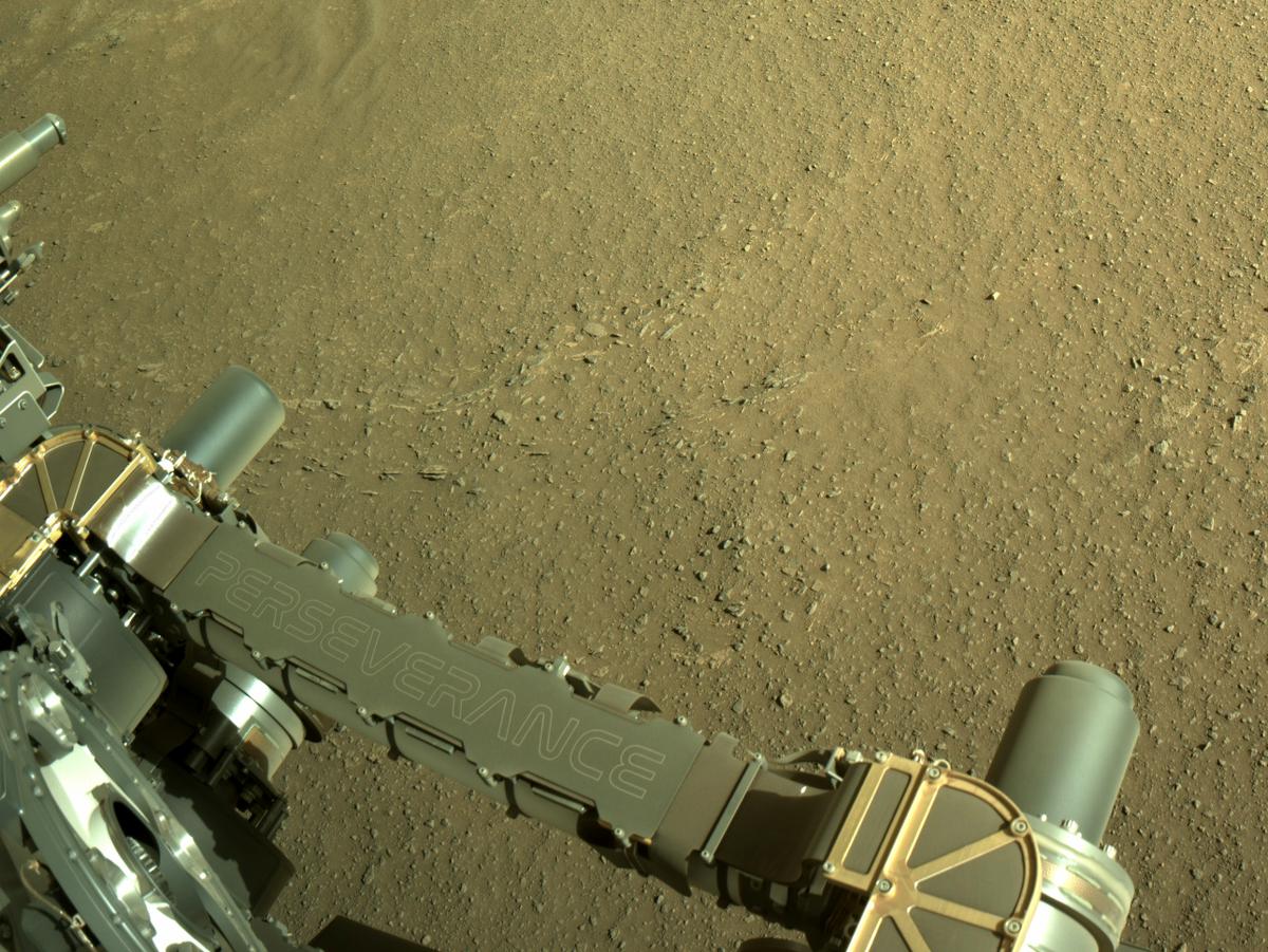 This image was taken by NAVCAM_RIGHT onboard NASA's Mars rover Perseverance on Sol 155